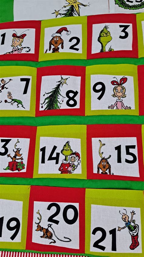 Dr Seuss Merry Grinchmas Christmas Advent Calendar Festive Etsy