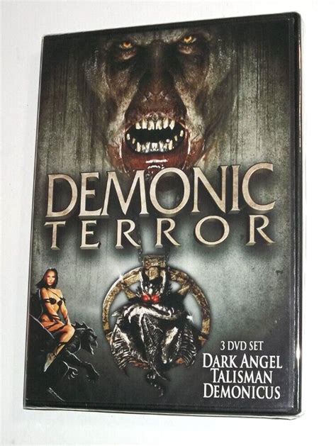 Demonic Terror 3 Dvd Set Dvd Dark Angeltalismandemonicus New