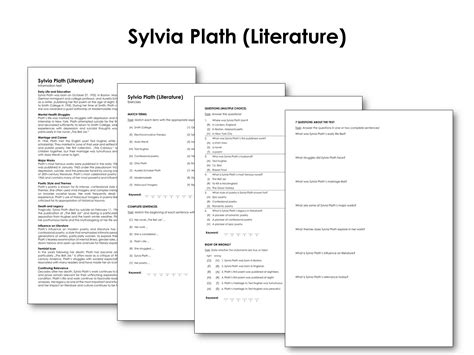 Sylvia Plath (Literature) | Made By Teachers