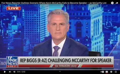 Fox Reporter Shows Kevin Mccarthy How He Could Lose House Speaker To A