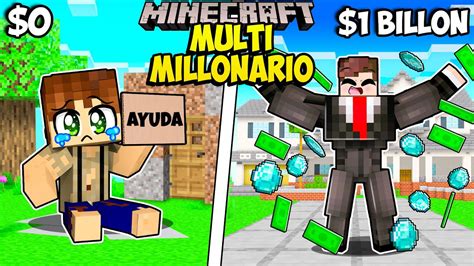 Sobreviv D As Como Un Multi Millonario En Minecraft Youtube