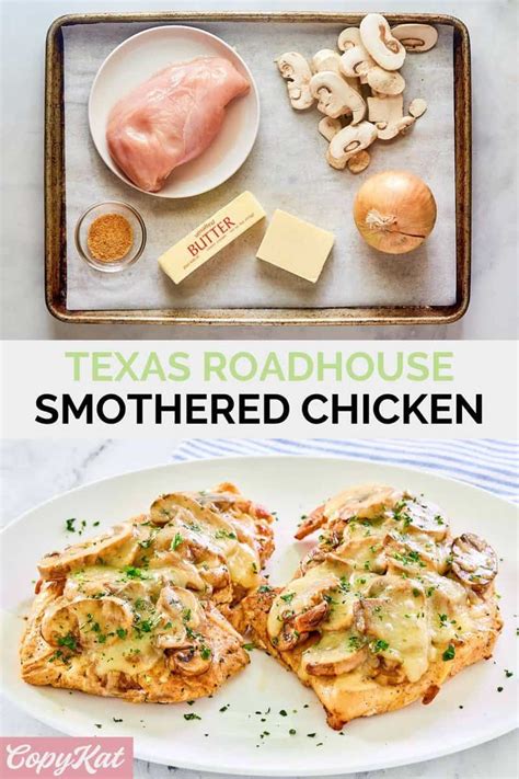 The Best Copycat Texas Roadhouse Smothered Chicken CopyKat Recipes