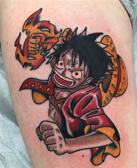 One Piece Luffy Tattoo Designs