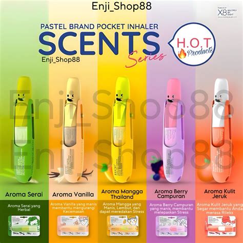 Jual Termasuk Strap Senada Pastel Inhaler Fruity Inhaler Thailand