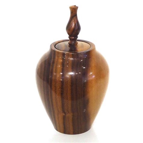 Wood Covered Jar Wood Cover Wood Jar