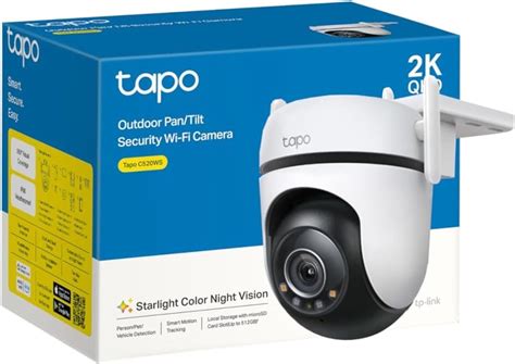 Tp Link Tapo K Qhd Pan Tilt Outdoor Wired Security Wi Fi Camera