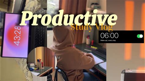 Productive Study Vlog Uni Diaries Lots Of Note Taking Studying