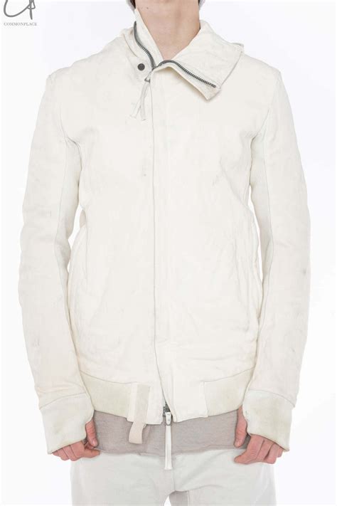 boris bidjan saberi light grey jacket zipper  fmm