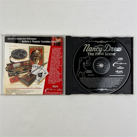 Nancy Drew The Final Scene PC CD ROM Game Software On EBid United