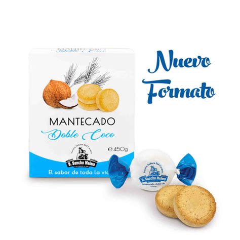 MANTECADO DOBLE COCO 450g D SANCHO MELERO