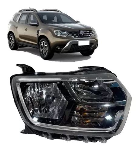 Farol Renault Duster Led Direito Parcelamento