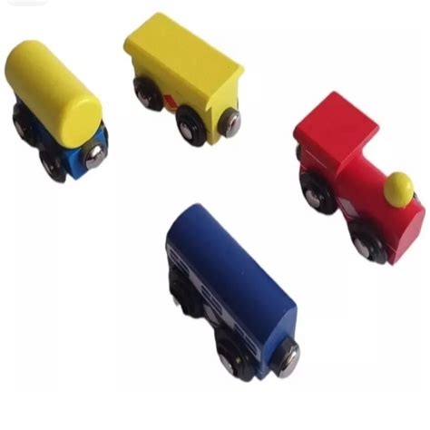 Ripley TREN DE MADERA MAGNÉTICO 4 PIEZAS DIDÁCTICO INFANTIL PB C12