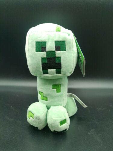 Jinx Minecraft Earth Happy Explorer Creeper Plush Stuffed Toy Light