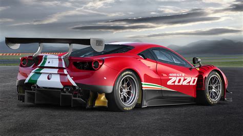 Download Car Race Car Vehicle Ferrari 488 GT3 Evo HD Wallpaper