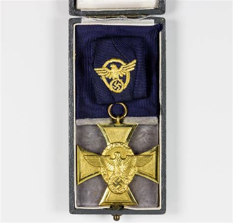 Lot German Police Year Long Service Cross