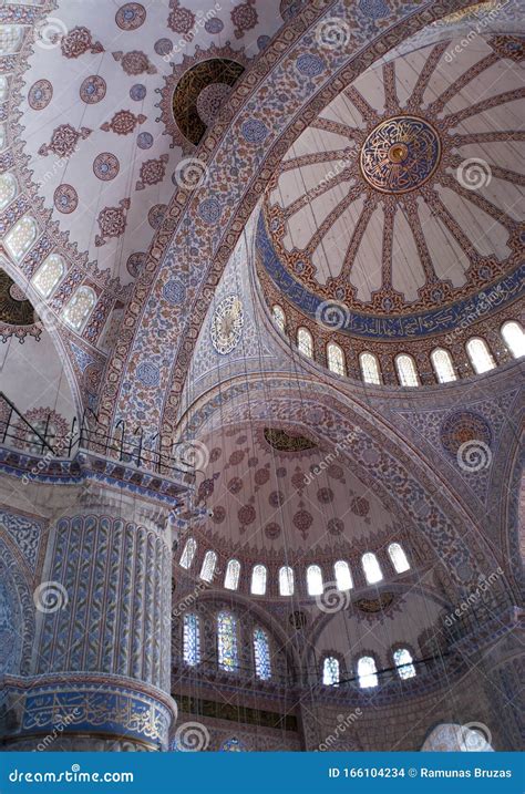 Istanbul Sultan Ahmed Mosque Interior Stock Photo - Image of places ...