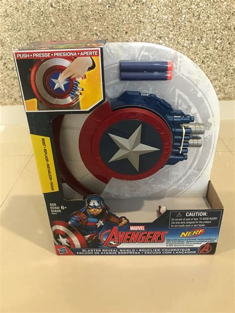 Captain America Nerf Blaster Reveal Shield Hobbies Toys Toys