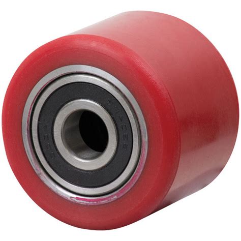 82 X 65mm Polyurethane Roller 20mm Axle Diameter Pu340 M20