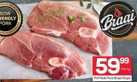 PnP Bulk Pork Braai Chops Offer At Pick N Pay