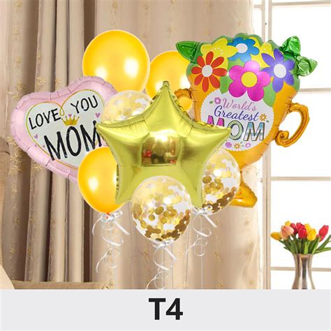 Happy Mothers Day Balloons Premium Aluminum Foil Mothers Day Balloons