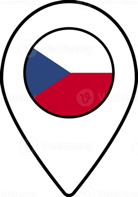 Checo Bandera Mapa Alfiler Navegaci N Icono Png