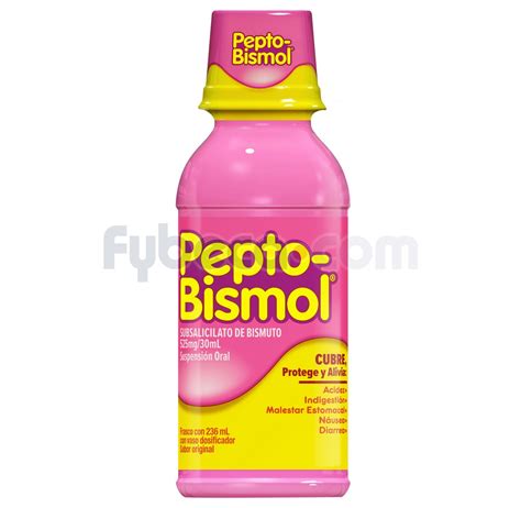 Pepto Bismol Original 236 Ml Suspension Oral Fybeca