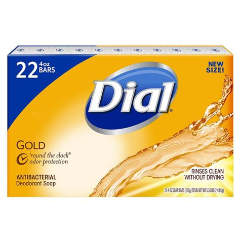 Dial Antibacterial Deodorant Soap Gold Oz Ct