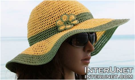 How To Crochet Summer Sun Hat Free Pattern And Video Styles Idea