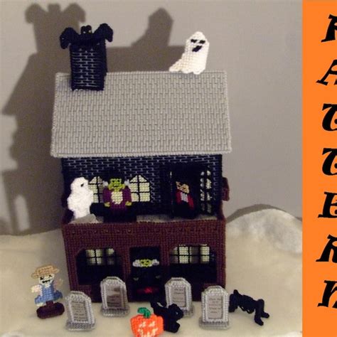 Halloween Plastic Canvas Patterns Etsy