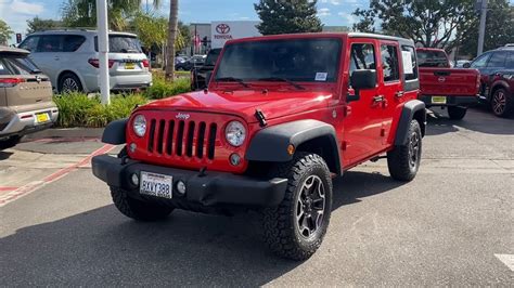 2018 Jeep Wrangler JK Unlimited Cerritos Los Angeles Anaheim