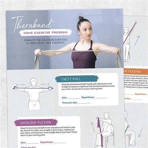 Free Printable Theraband Exercises