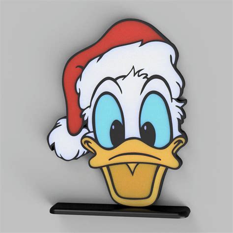 Donald Duck christmas window ornament by Satellietje | Download free