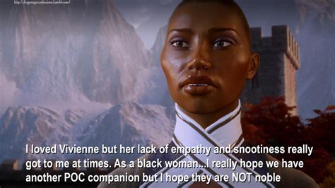 Dragon Age Confessions CONFESSION I Loved Vivienne But Her Lack Of