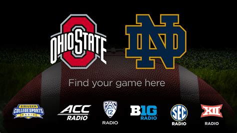 Listen Live Ohio State Buckeyes Vs Notre Dame Fighting Irish 9 23