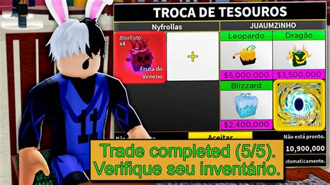 FIZ TRADE ATE PEGAR FRUTA PERMANENTE E ATINGIR O LIMITE Do BLOX FRUITS