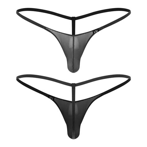 Us Mens Sexy Low Rise Thongs Underwear T Back Bikini Briefs G String Underpants Ebay