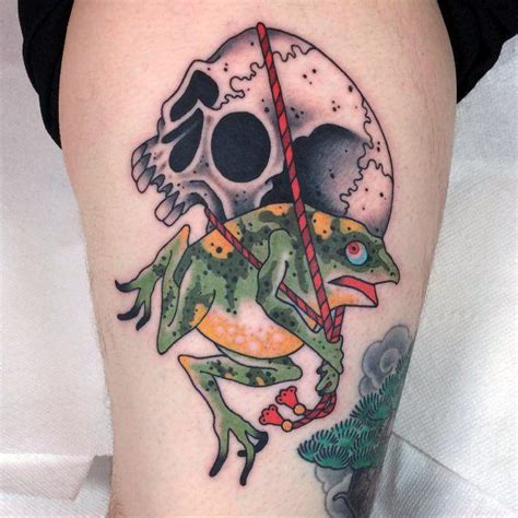 Cool Japanese Frog Tattoo Ideas For Men Guide Frog Tattoos