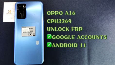 Oppo A Cph Unlock Frp Android Google Accountby Umt Dongle