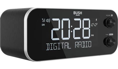 Buy Bush Dab Clock Radio With Wireless Charging Dock Radios And Clock Radios Argos