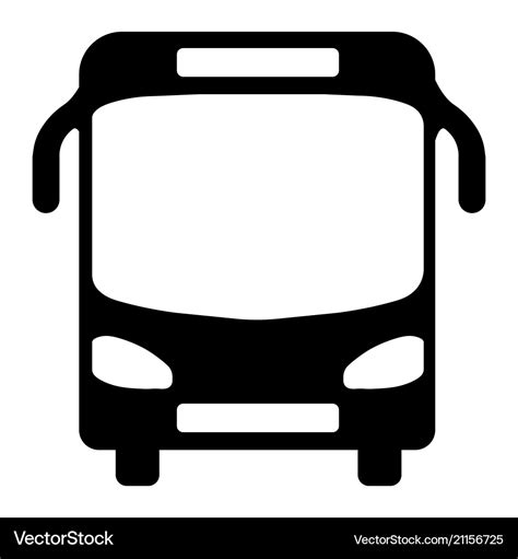 Bus Icon Royalty Free Vector Image Vectorstock