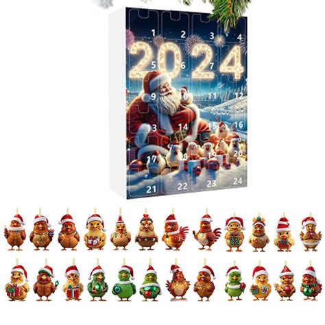 Vfedsrsge Christmas Advent Calendar New 2024 Countdown 24 Days