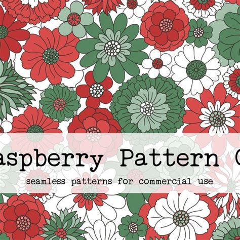 Santa Seamless Pattern For Commercial Use Christmas Seamless Etsy