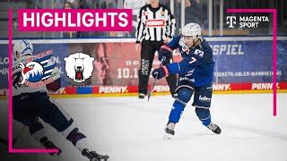 Adler Mannheim Eisb Ren Berlin Highlights Penny Del Magenta