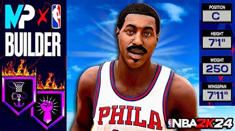 Create The EXACT Wilt Chamberlain Build In NBA 2k24 YouTube