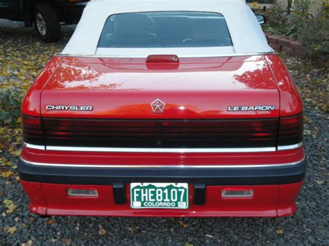 Chrysler Lebaron Premium Convertible Door L Classic