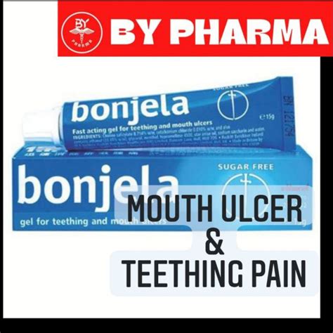 Bonjela Fast Acting Gel For Teething And Mouth Ulcers 15g Shopee Malaysia