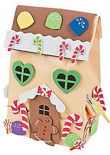 Gingerbread House Paper Gift Bag Craft Kit Christmas Winter Makes 12