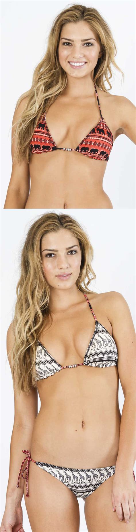 Billabong Girls Sahara Reversible Bikini Black Cherry Girls Hot Sex