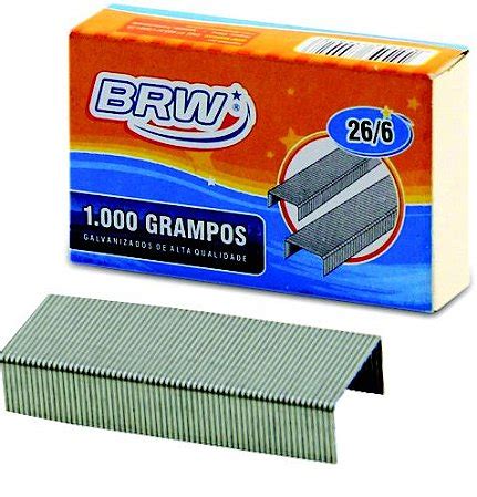 Grampo Galvanizado C Unidades Brw Papelaria Zap Ltda