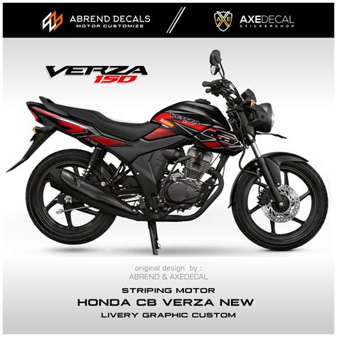 Jual Striping Cb Verza New Graphic Racing Stiker Motor Honda Cb